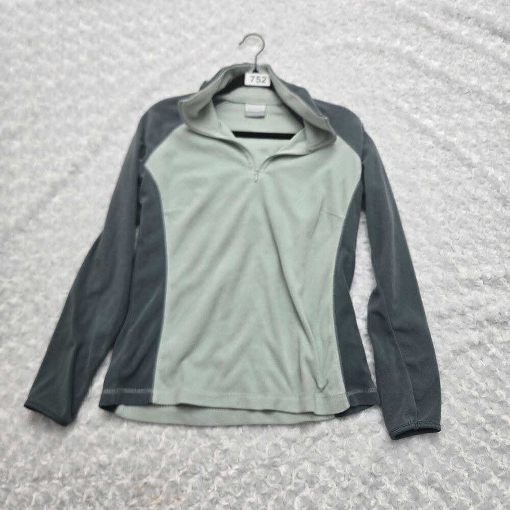 Columbia Glacial IV Pullover M Green Body: Colorblock Raglan Design Womens